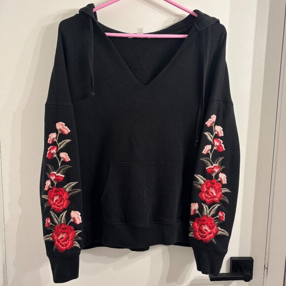 American Eagle Embroidered Hoodie - Picture 1 of 7